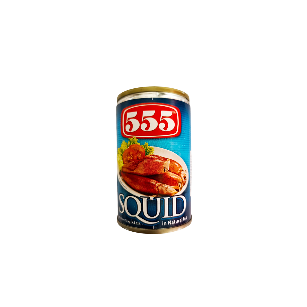 555 Squid in Natural ink 155g