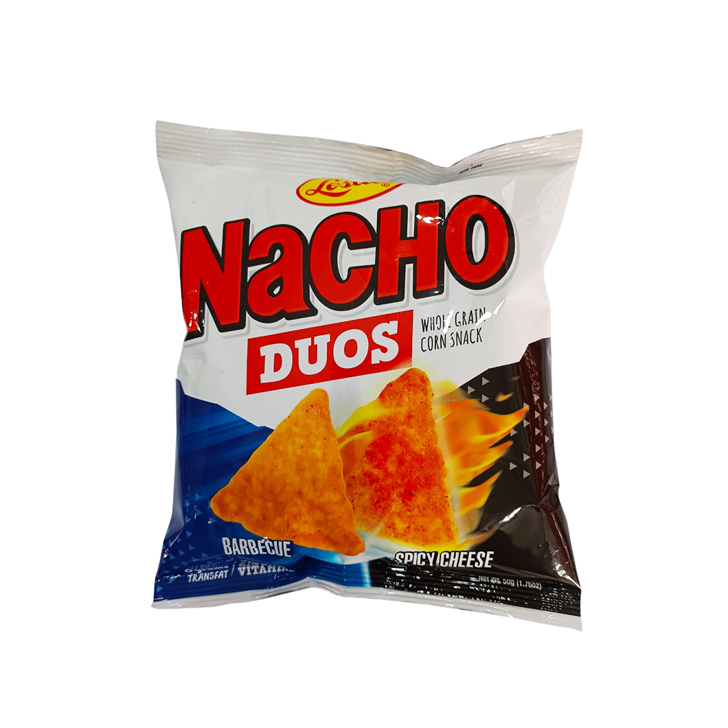 Leslie Nacho Duos BBQ + Spicy Cheese 50g