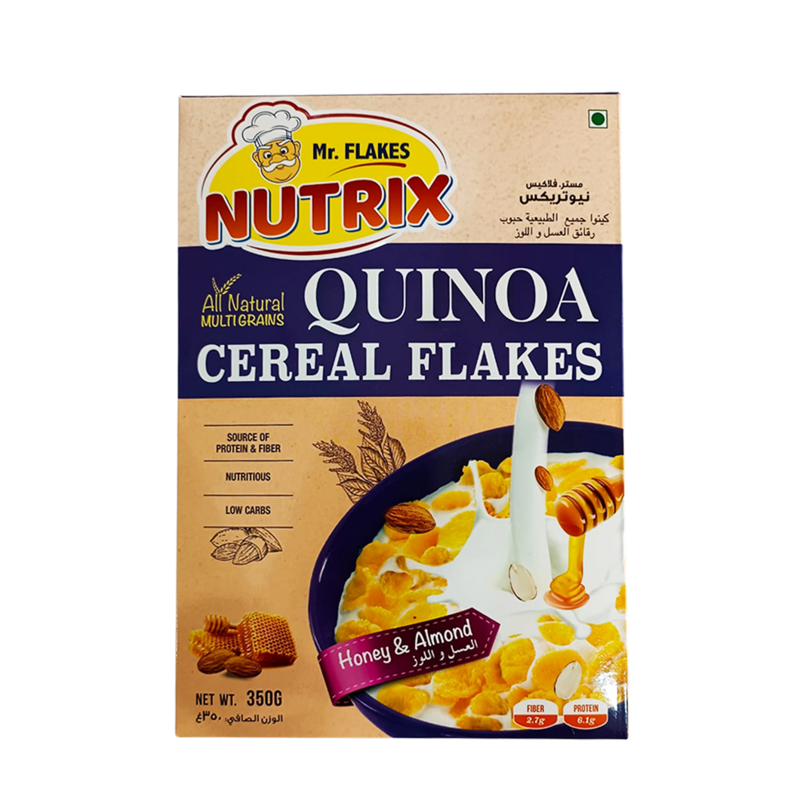 Mr Flakes Nutrix Quinoa Honey &amp; Almond Cereal Flakes 350g