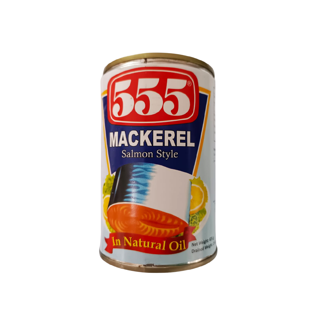 555 MACKEREL IN NATURAL OIL 425 GM