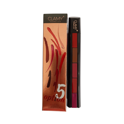 Clamy Cosmetics Matte Lipstick 1.3g x 5 (5 option)