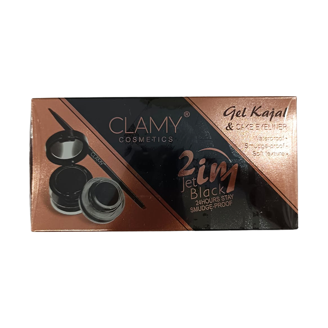 Clamy Cosmetics 2in1 Gel Kajal Eyeliner