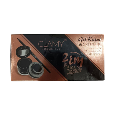 Clamy Cosmetics 2in1 Gel Kajal Eyeliner