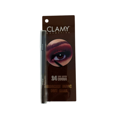 Clamy Cosmetics Blackest Black Soft Kajal (24 hours)