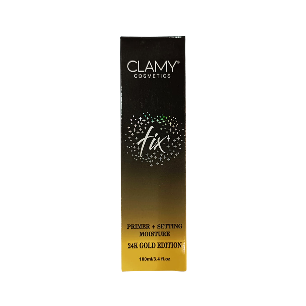 Clamy Cosmetics Primer + Setting Moisture 100ml (24k Gold)