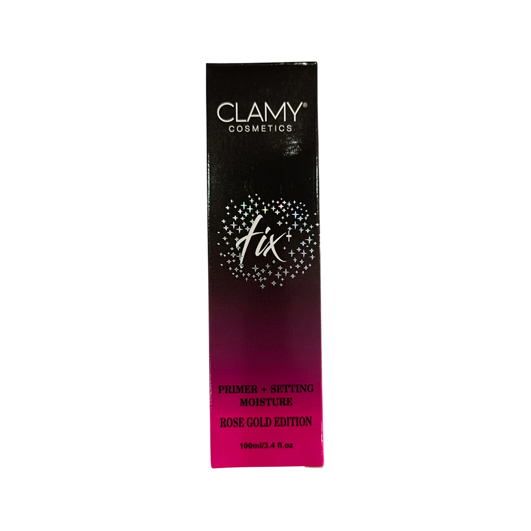 Clamy Cosmetics Primer + Setting Moisture 100ml (Rose Gold)