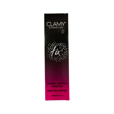 Clamy Cosmetics Primer + Setting Moisture 100ml (Rose Gold)