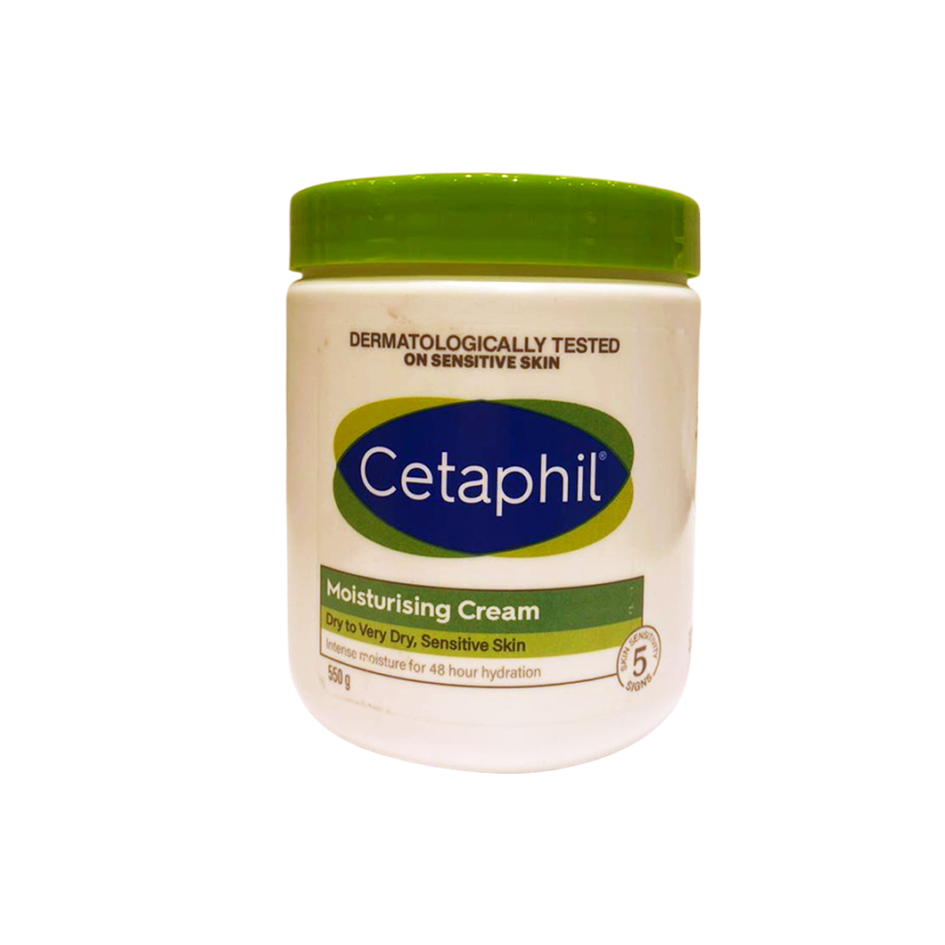 Cetaphil Moisturising Cream 550g (Dry to very Dry Sensitive Skin)