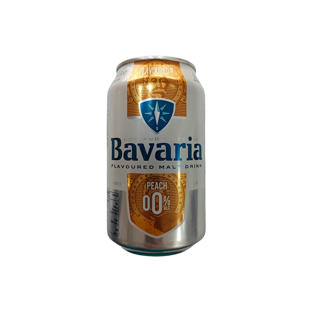 Bavaria Peach 0% Flavoured Malt Drink