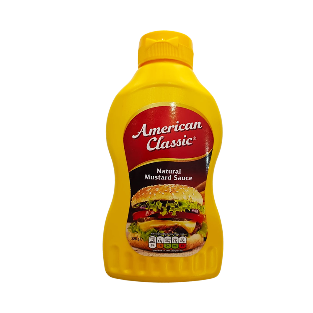 American Classic Natural Mustard Sauce 226g