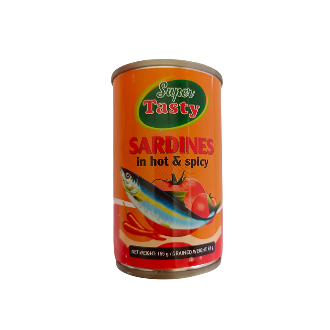 Super Tasty Sardines (hot & spicy) 155g