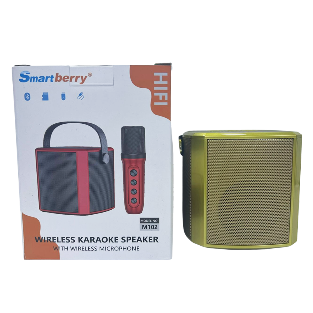 Smart Berry Wireless Karaoke Speaker with Wireless Microphone (Hifi)