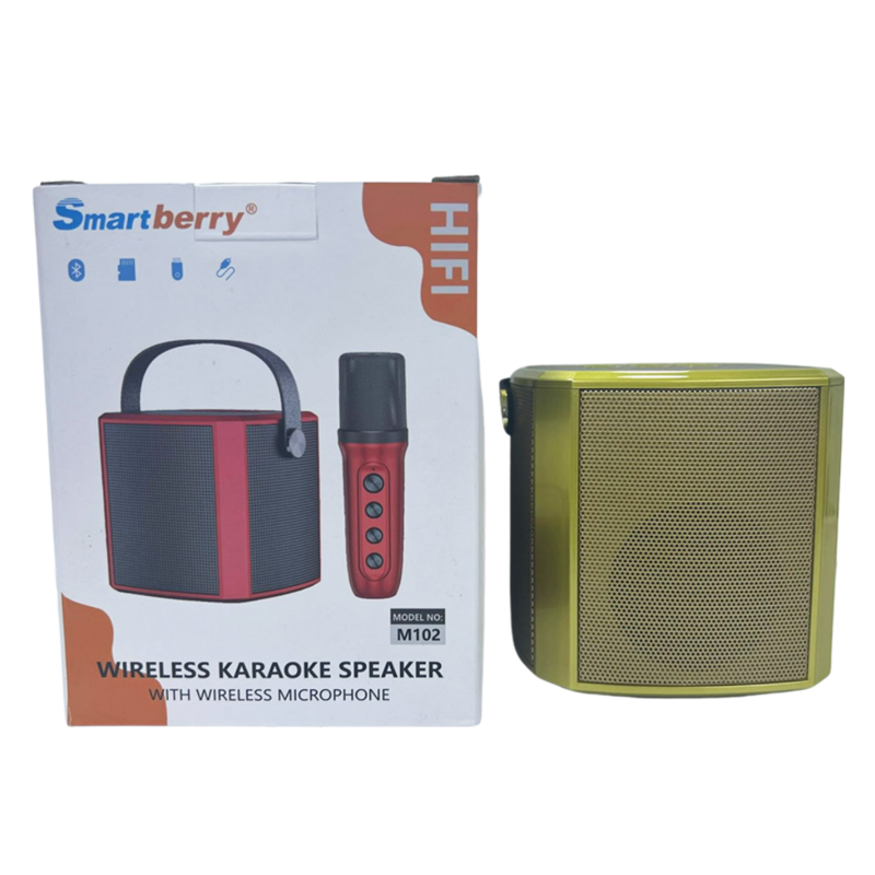 Smart Berry Wireless Karaoke Speaker with Wireless Microphone (Hifi)