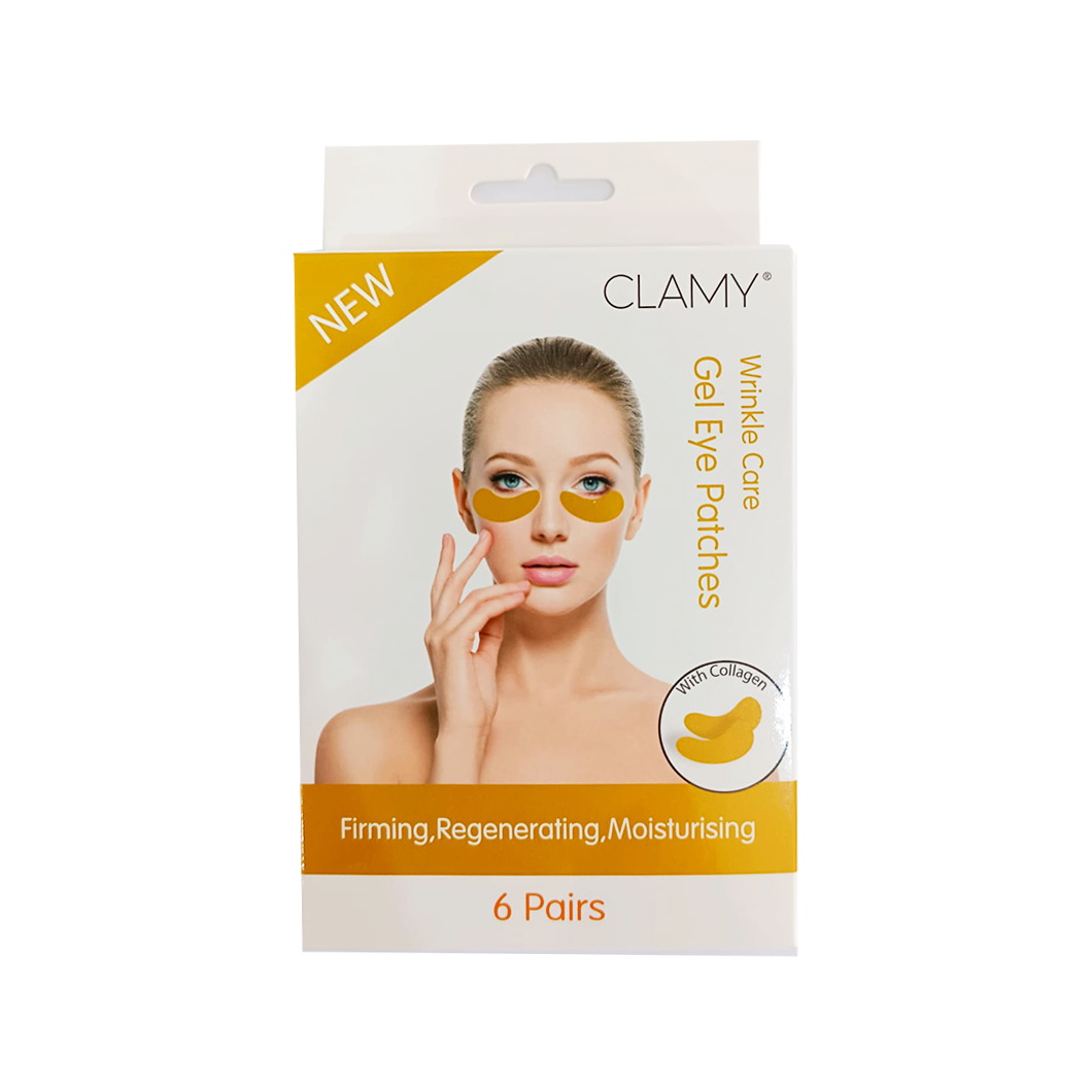 Clamy Gel Eye Patches - Firming, Regenerating and Moisturizing (6 Pairs)