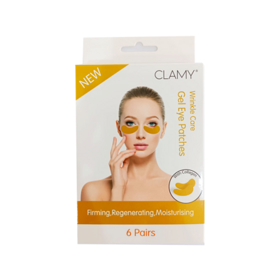 Clamy Gel Eye Patches - Firming, Regenerating and Moisturizing (6 Pairs)