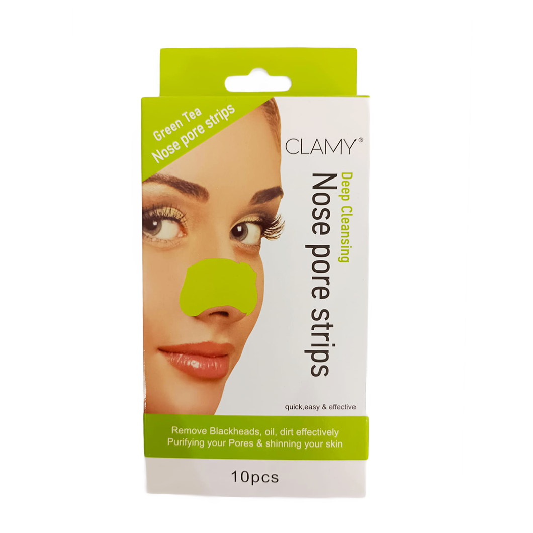 Clamy Nose Pore Strips 10pcs (Green Tea)