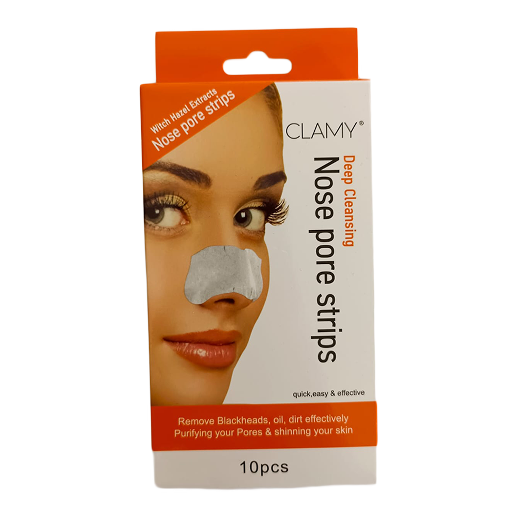 Clamy Nose Pore Strips 10pcs (Witch Hazel Extracts)