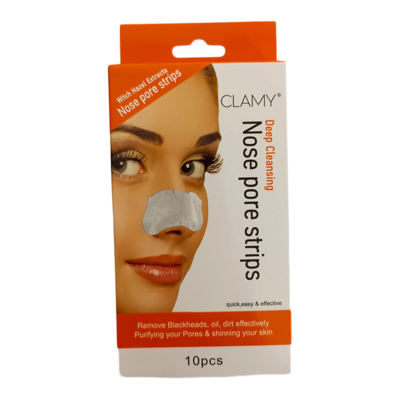 Clamy Nose Pore Strips 10pcs (Witch Hazel Extracts)