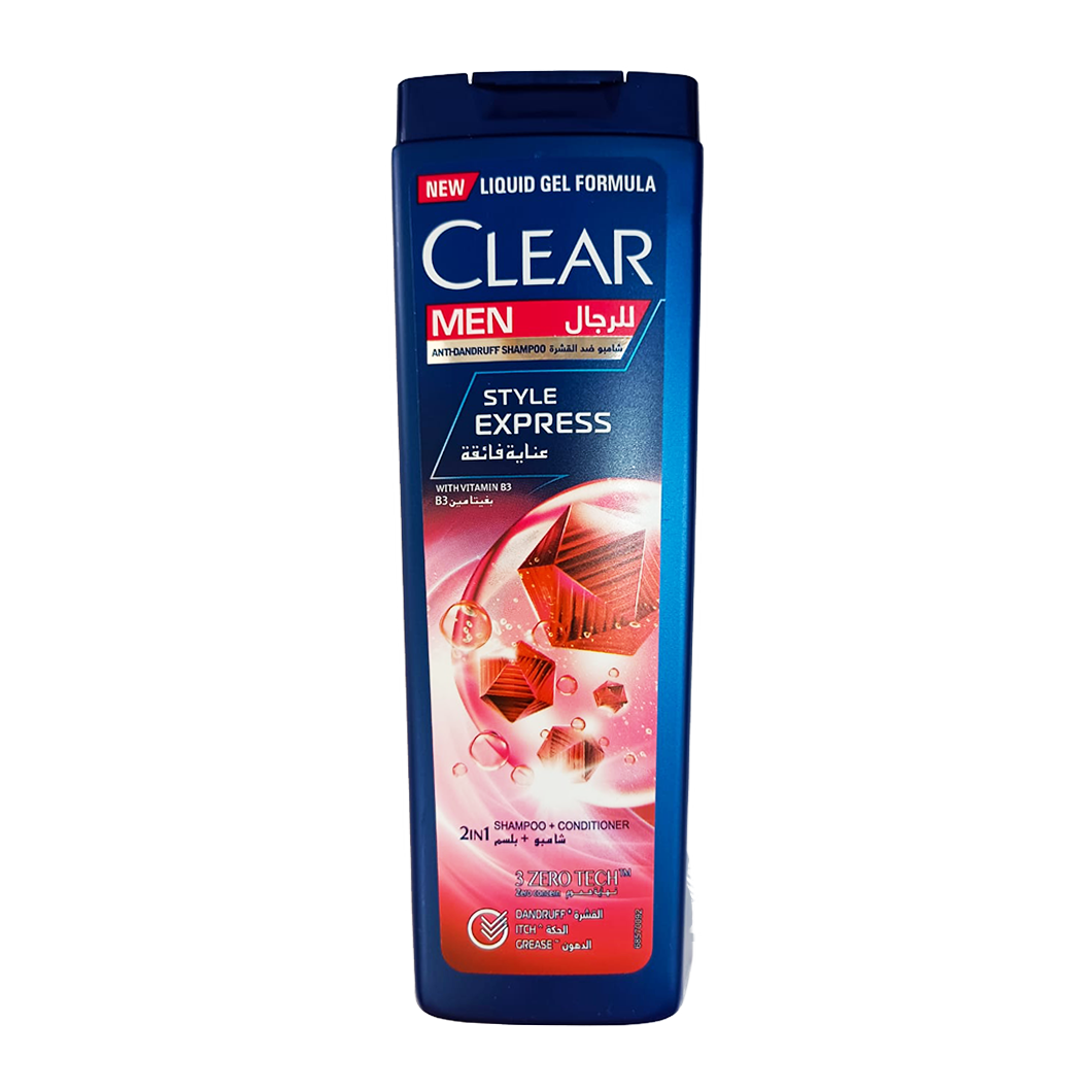 Clear Men Style Express Anti Dandruff Shampoo 2 in 1 400ml