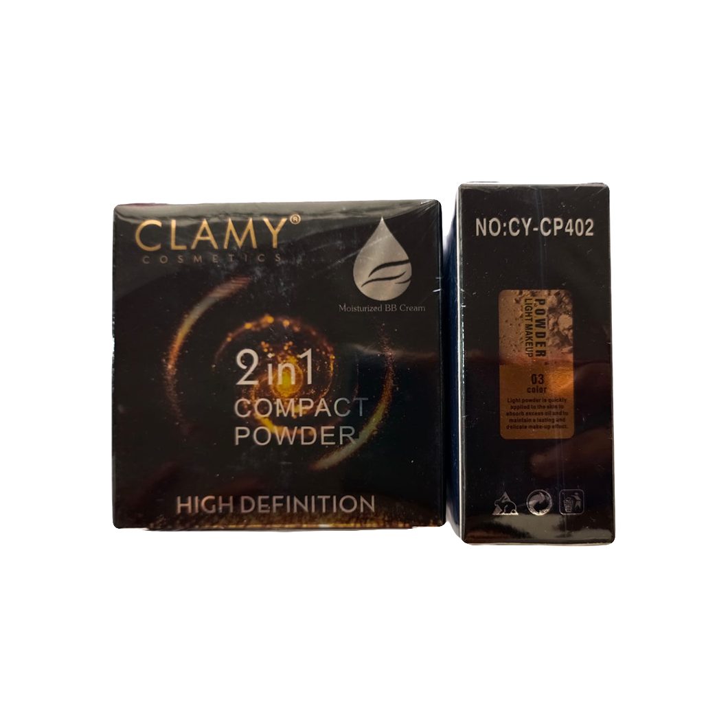 Clamy 2in1 Compact Powder 03