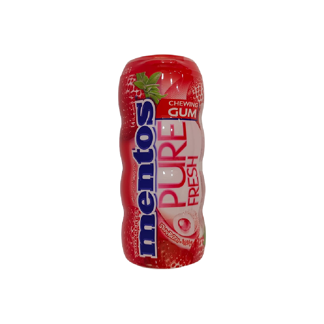 Mentos Chewing Gum Strawberry (bottle)