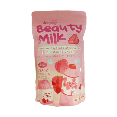 Beauty Milk Japanese Strawberry Glutathione Drink 180g