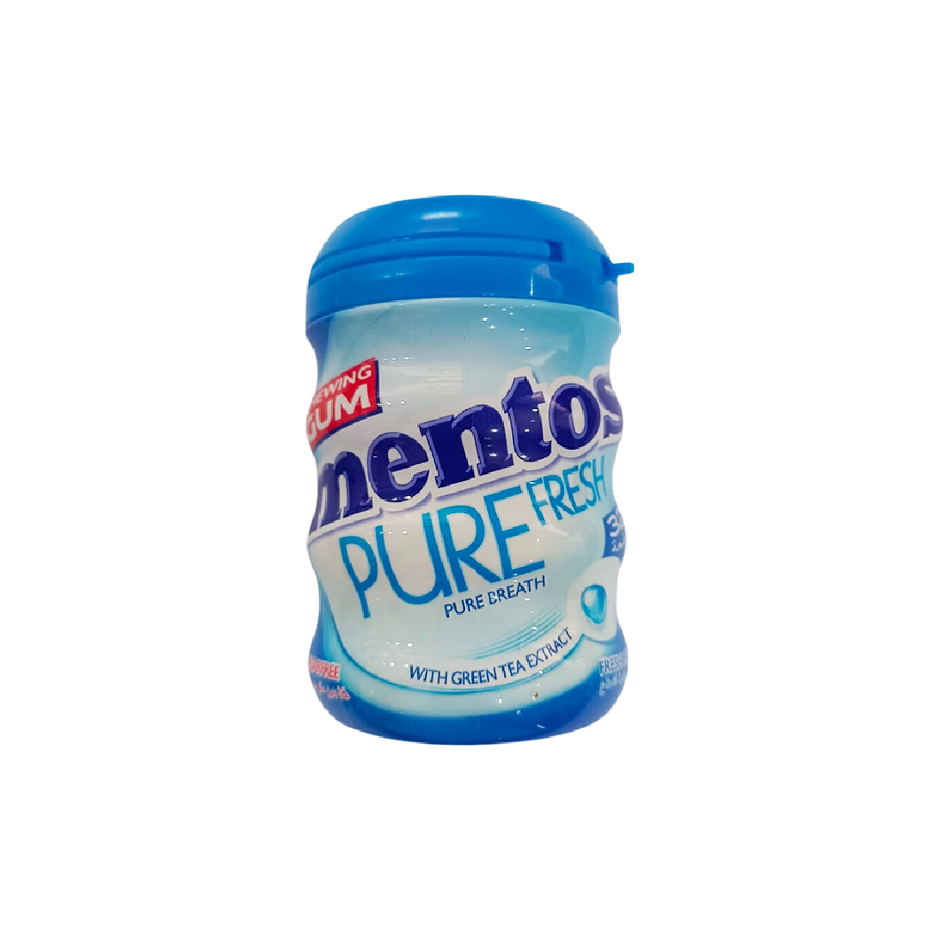 Mentos Chewing Gum Pure Blue (bottle) Fresh Mint