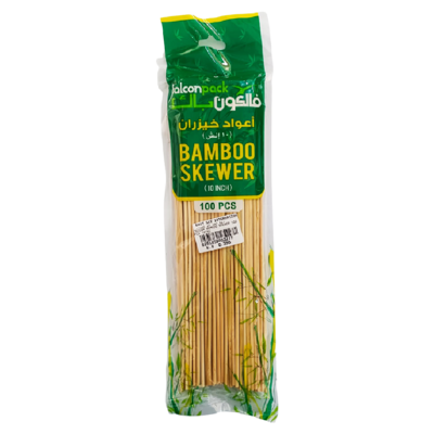 Falcon Pack Bamboo Skewers 10 Inch (100pc)