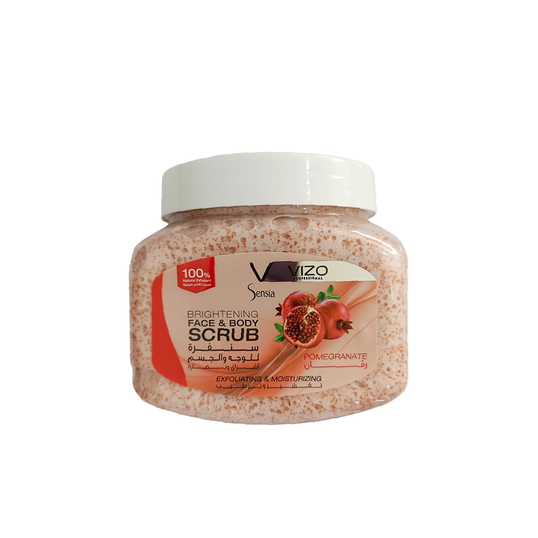 Sensia Brightening Face &amp; Body Scrub Pomegranate 500ml