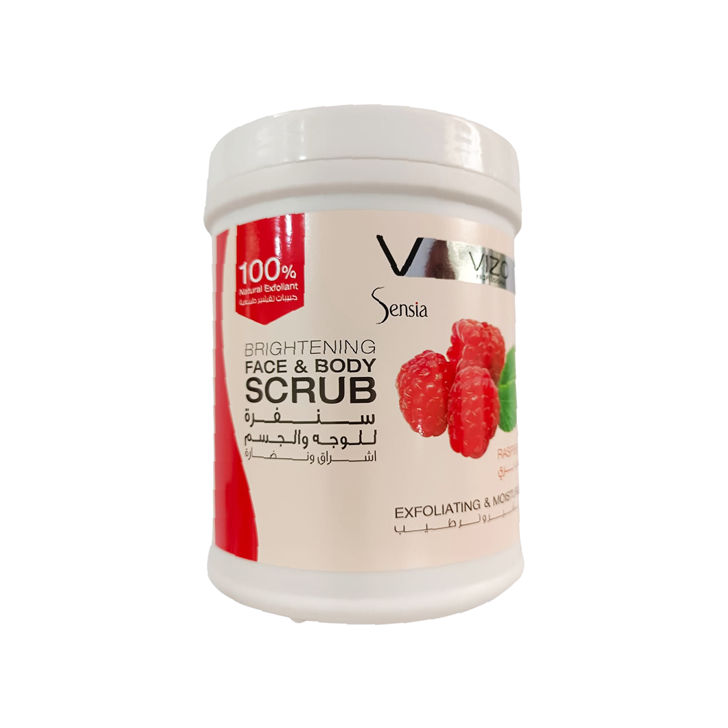 Sensia Brightening Face &amp; Body Scrub Raspberry 1000ml