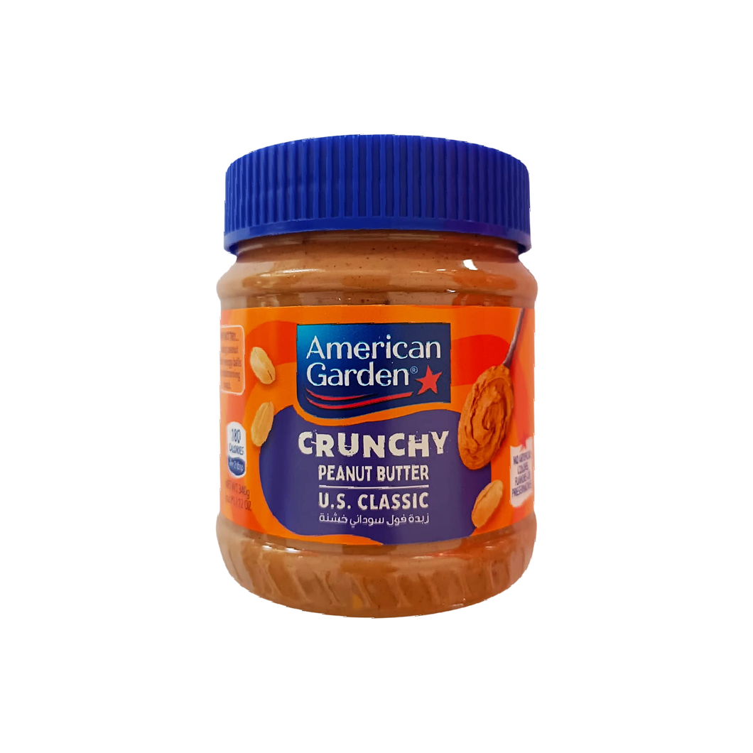 Amercian Garden Crunchy Peanut Butter 340g