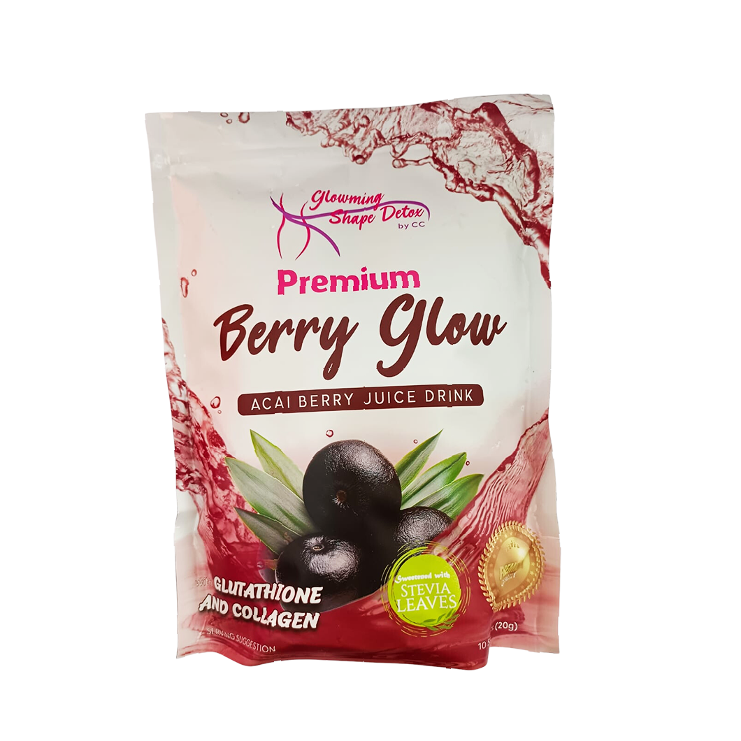 Glowing Shape Detox Coffee Shape Berry Glow Acai Berry Juice Drink 10x20g