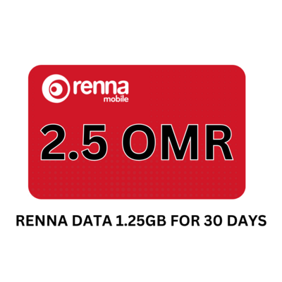 Renna Recharge 2.5 Rials (with data)