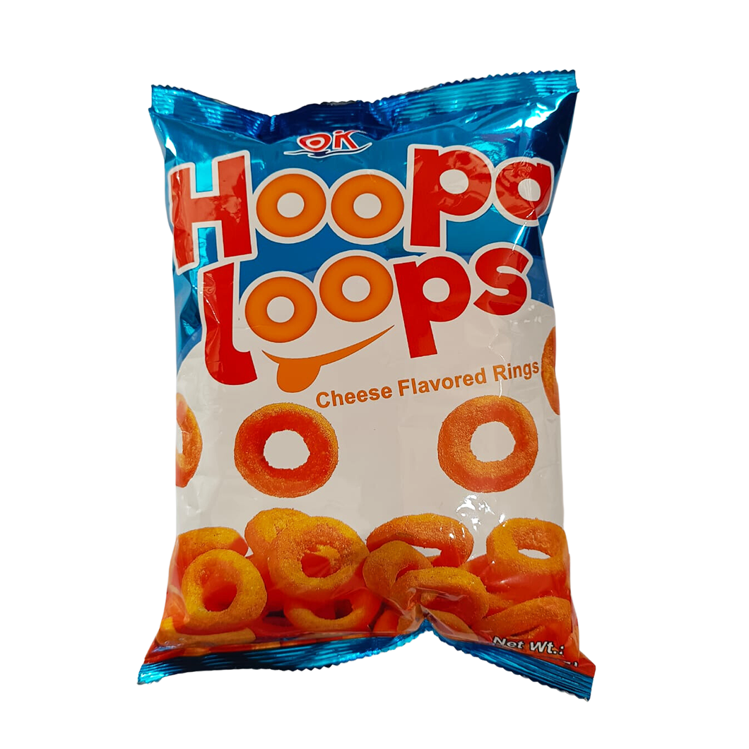 Ok Hoopa Loops Cheese Flavored Rings 60g