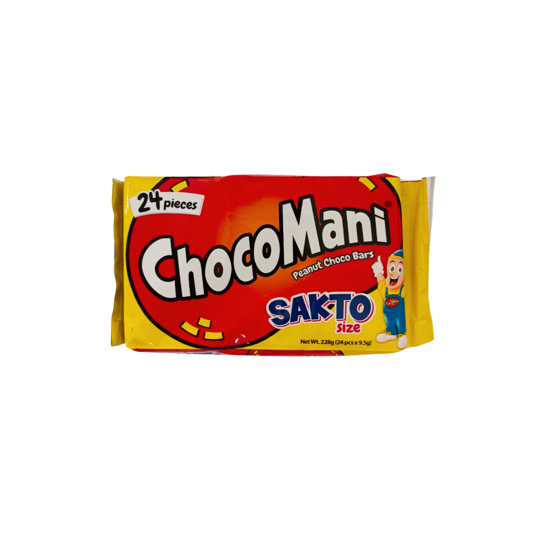 Choco Mani Peanut Choco Bars Sakto Size (24pc)
