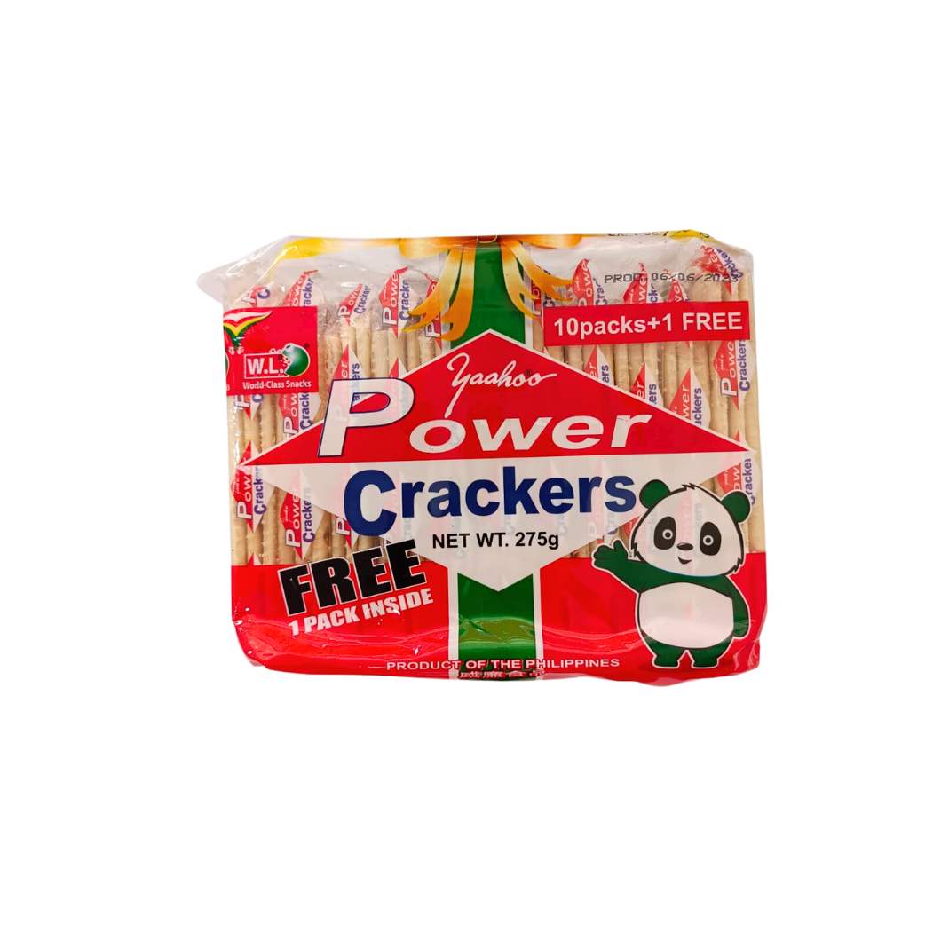 WL Foods Yahoo Power Cracksers 275 (with 1 FREE Pack 10 +1)