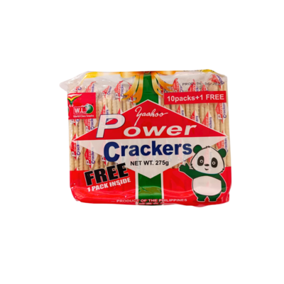 WL Foods Yahoo Power Cracksers 275 (with 1 FREE Pack 10 +1)