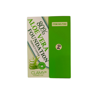 Clamy Cosmetics Aloe Vera Foundation 50g (04)