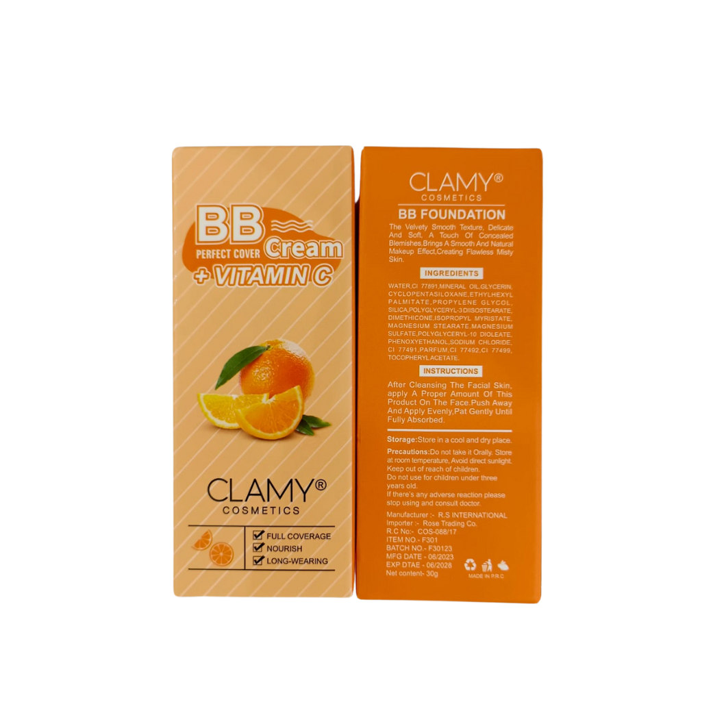 Clamy Cosmetics BB Cream + Vitamin C 30ml (01)