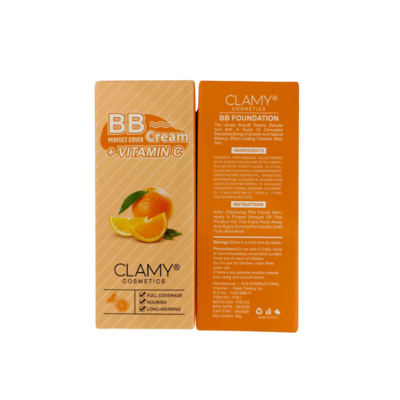 Clamy Cosmetics BB Cream + Vitamin C 30ml (02)