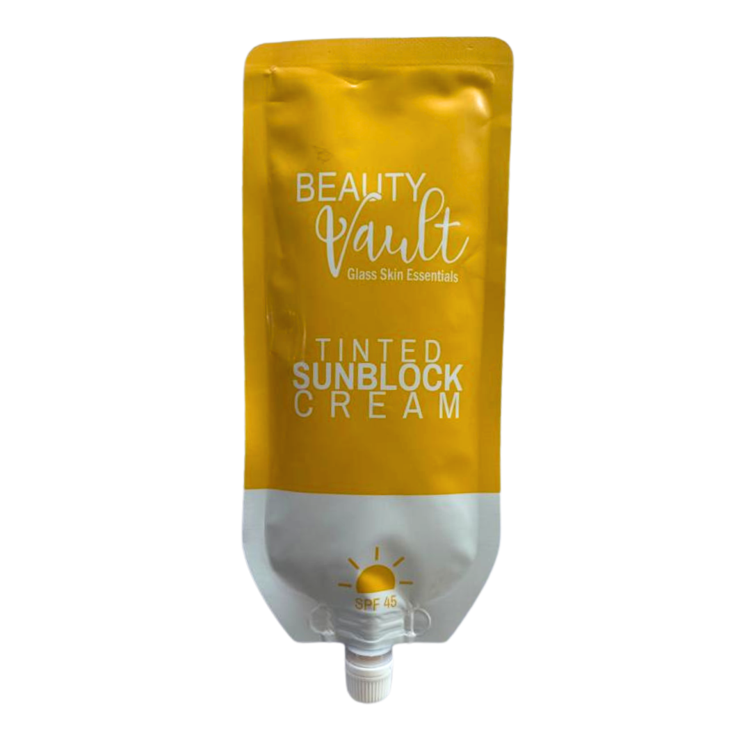 Beauty Vault Tinted Sunblock Cream SPF45 50g