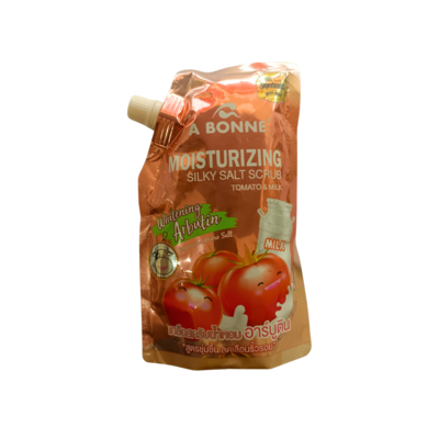 A Bonne Moisturizing Silky Salt Scrub (Tomato and Milk) 350g
