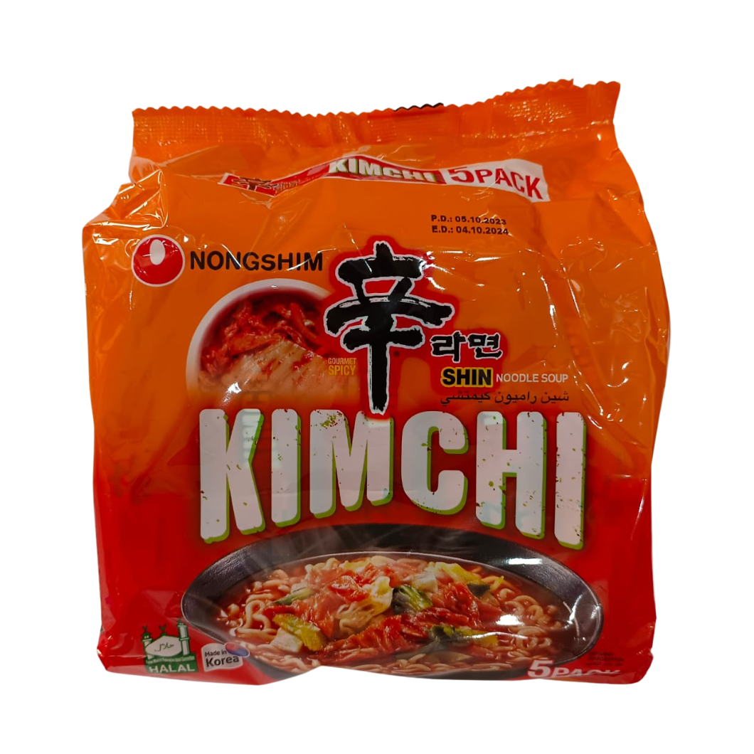 Nongshim KIMCHI Shin Noodle Soup (5pcs)