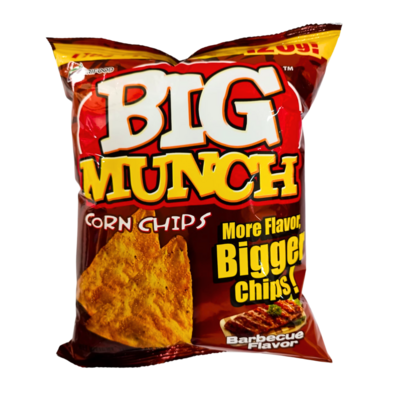 Prifood Big Munch Corn Chips BBQ Flavor 110g