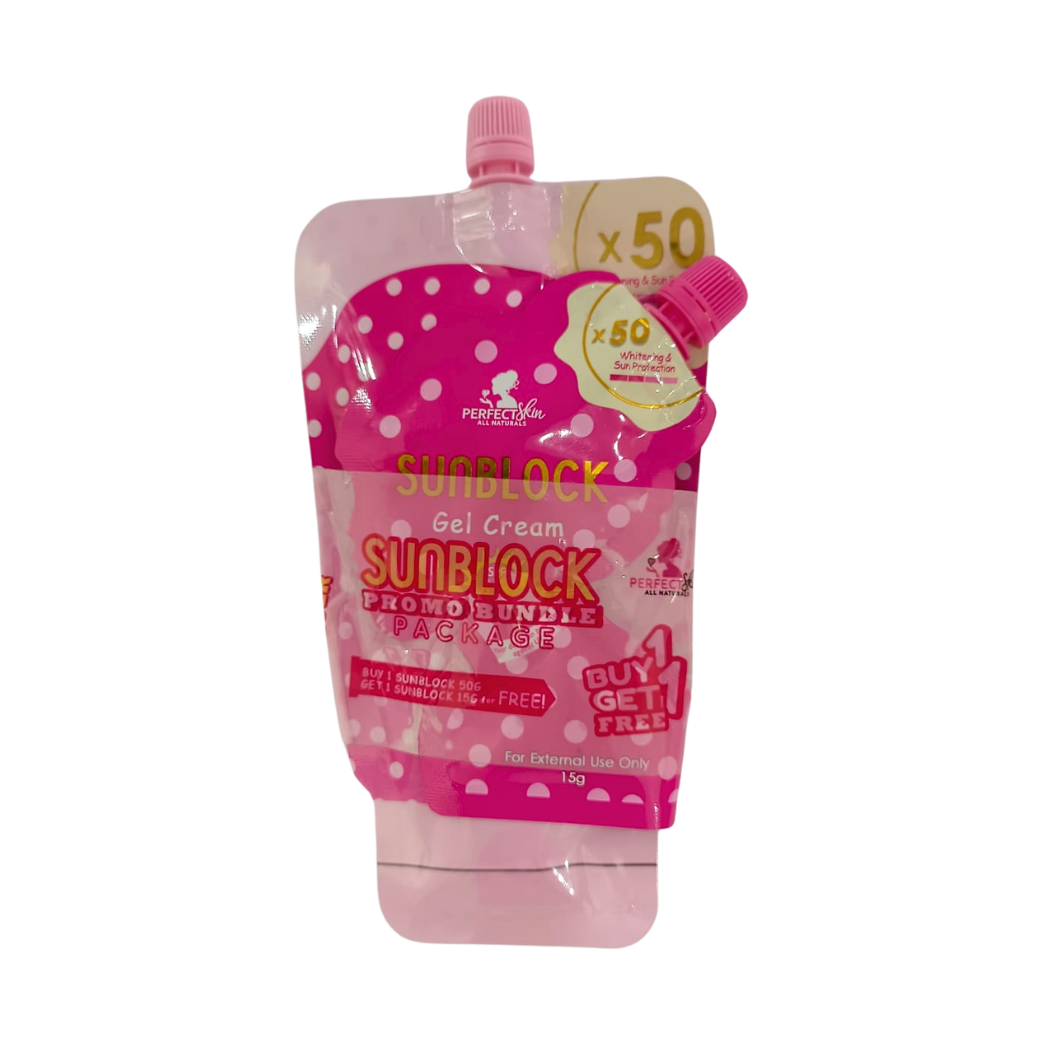 Perfect Skin Sunblock Gel Pack 50g