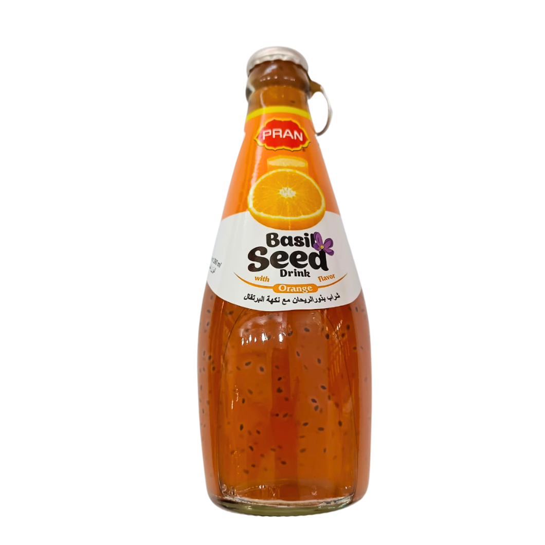 Pran Basil Seed Drink Orange 290ml