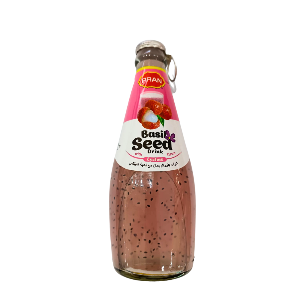 Pran Basil Seed Drink Lychee 290ml