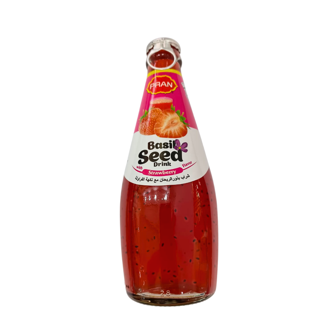 Pran Basil Seed Drink Strawberry 290ml