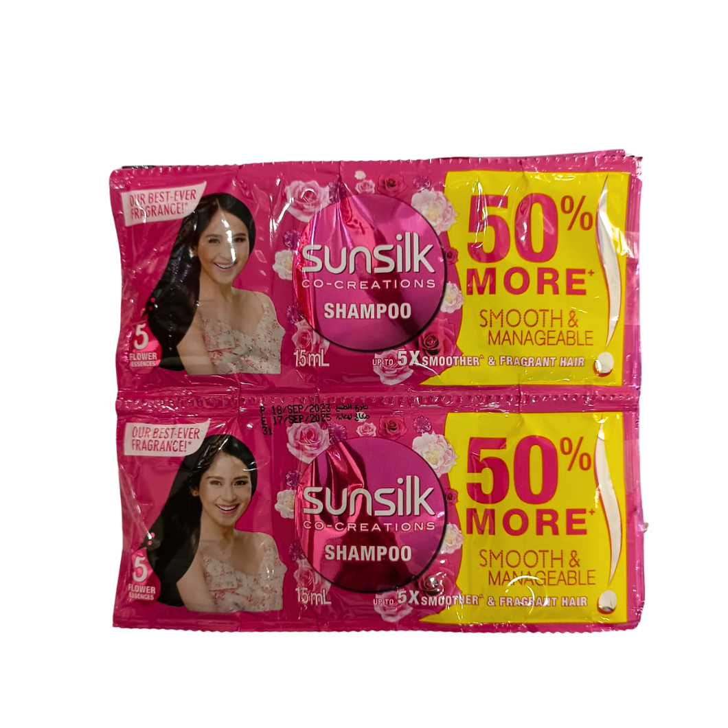 Sunsilk Shampoo Pack (Smooth & Manageable) 15mlx12pcs
