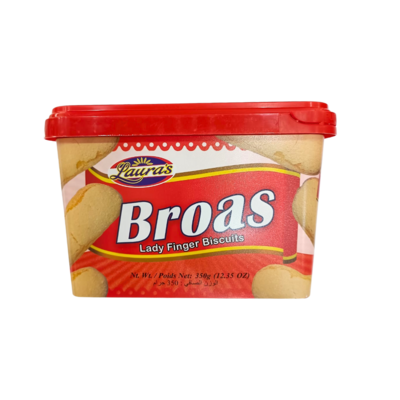 Lauras Broas Lady Finger Biscuits 350g